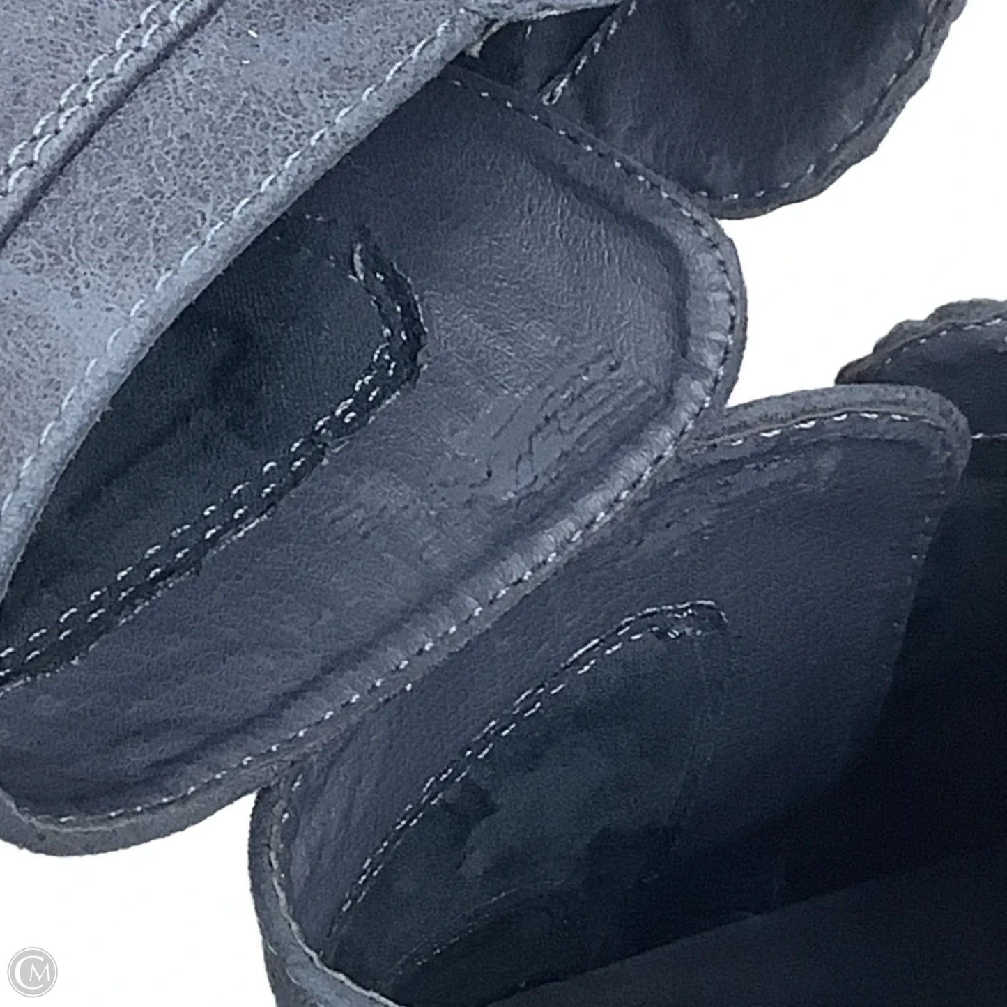 Boots Ankle Heels By Mia In Blue, Size: 8