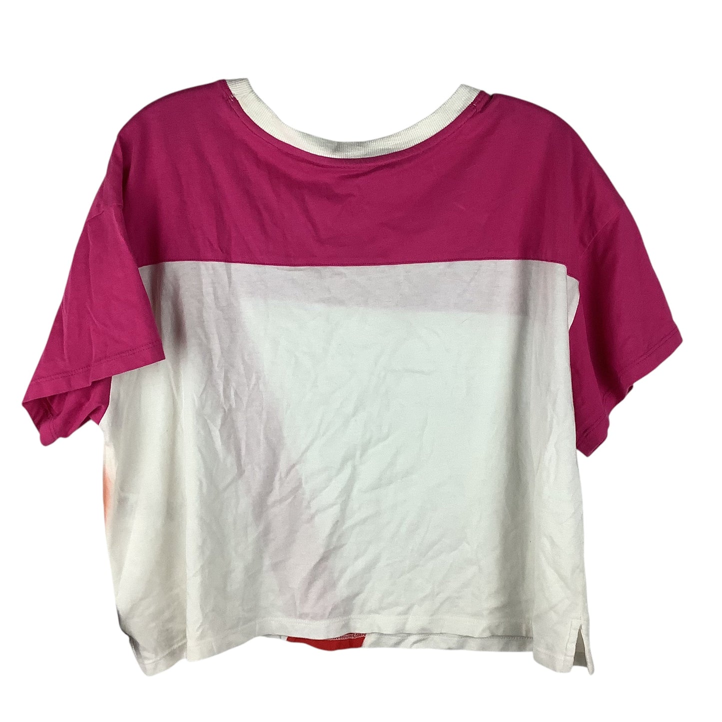 Top Short Sleeve By Maeve In Pink, Size: M