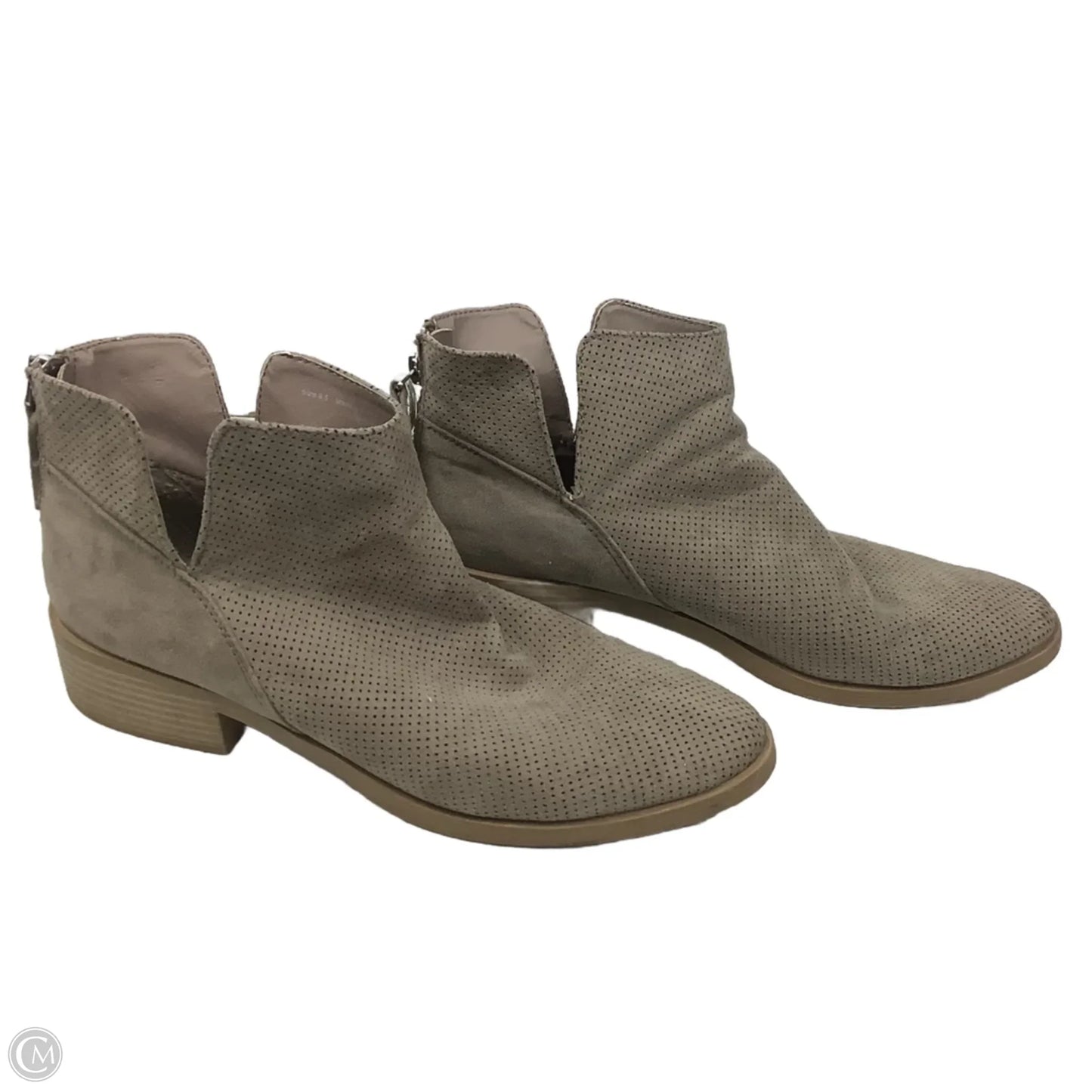 Boots Ankle Heels By Dolce Vita In Taupe, Size: 9.5