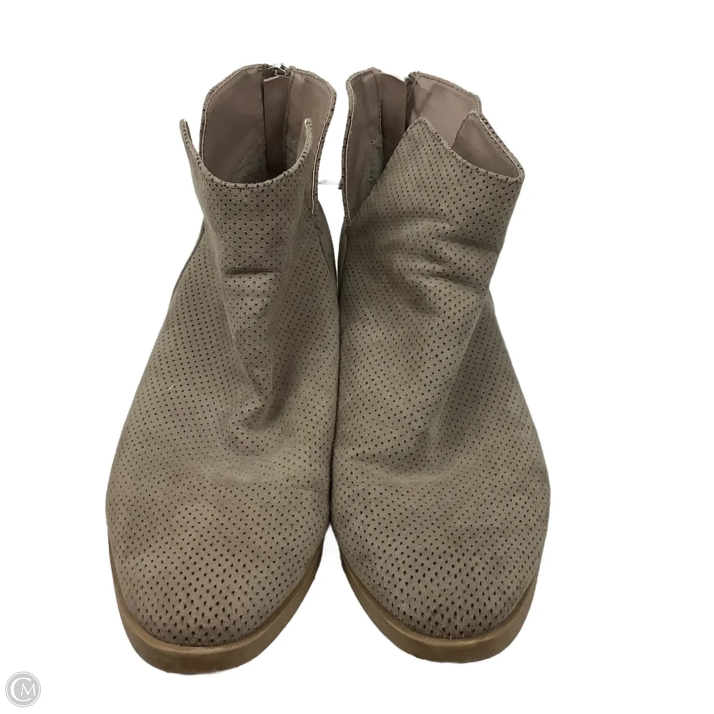 Boots Ankle Heels By Dolce Vita In Taupe, Size: 9.5