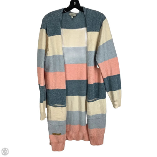Sweater Cardigan By Simply Southern In Multi-colored, Size: Xl