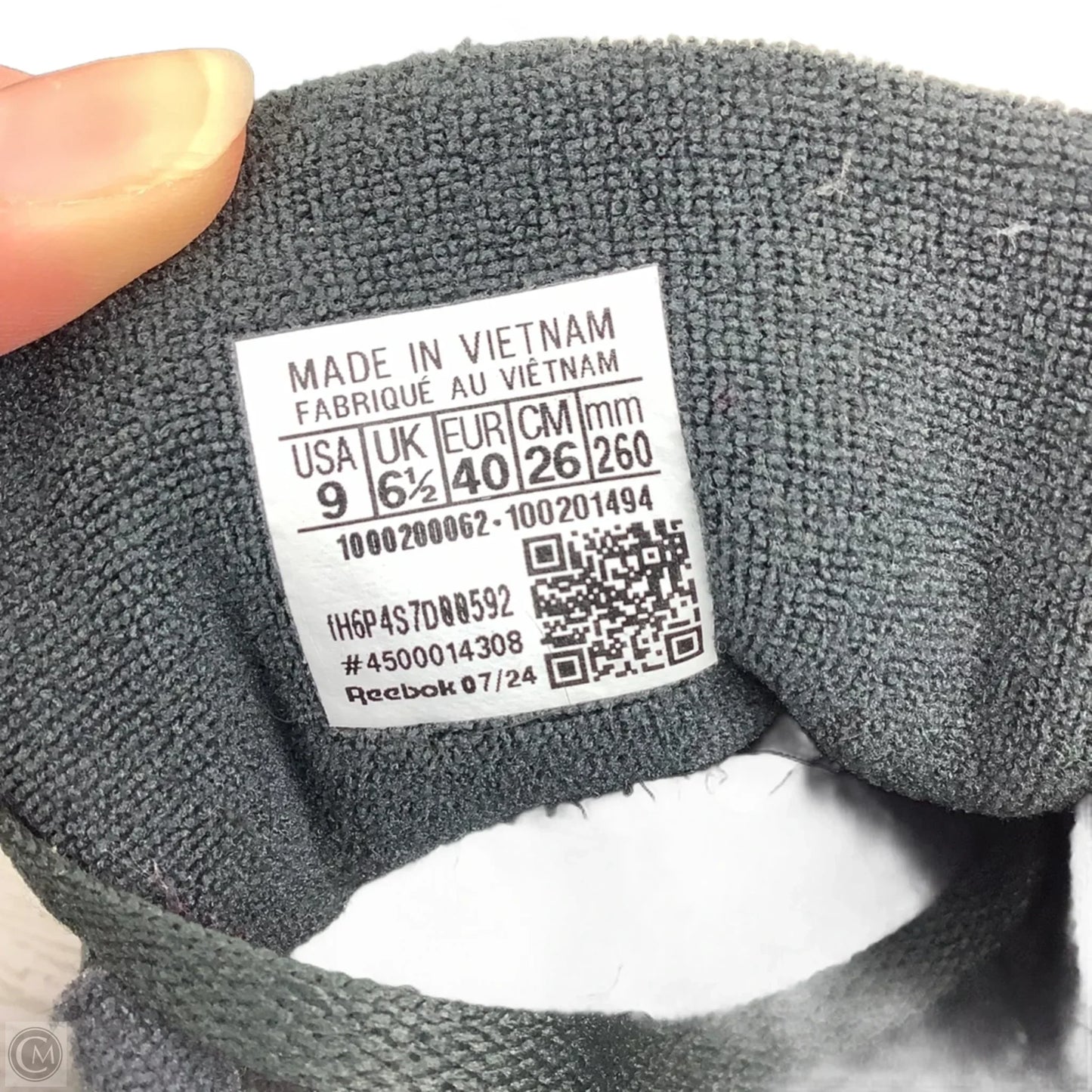 Shoes Athletic By Reebok In Grey, Size: 9