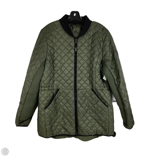 Coat Puffer & Quilted By Michael By Michael Kors In Green, Size: Xl