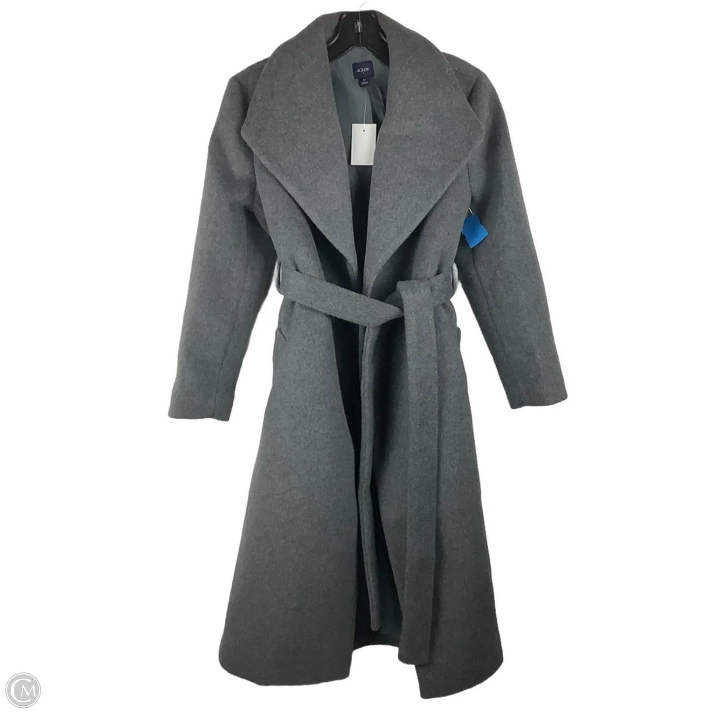 Coat Trench Coat By J. Crew In Grey, Size: 4/S
