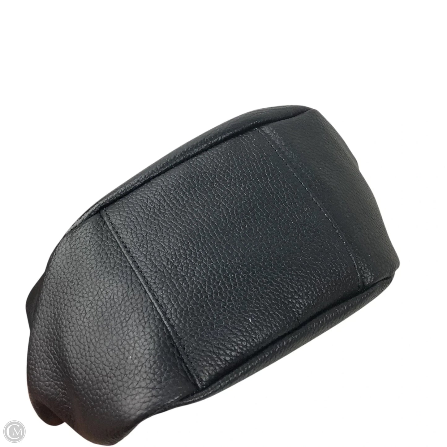 Handbag Leather By Quince, Size: Small