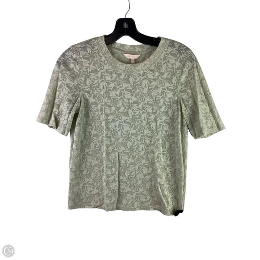 Top Short Sleeve By Rebecca Taylor In Green, Size: S