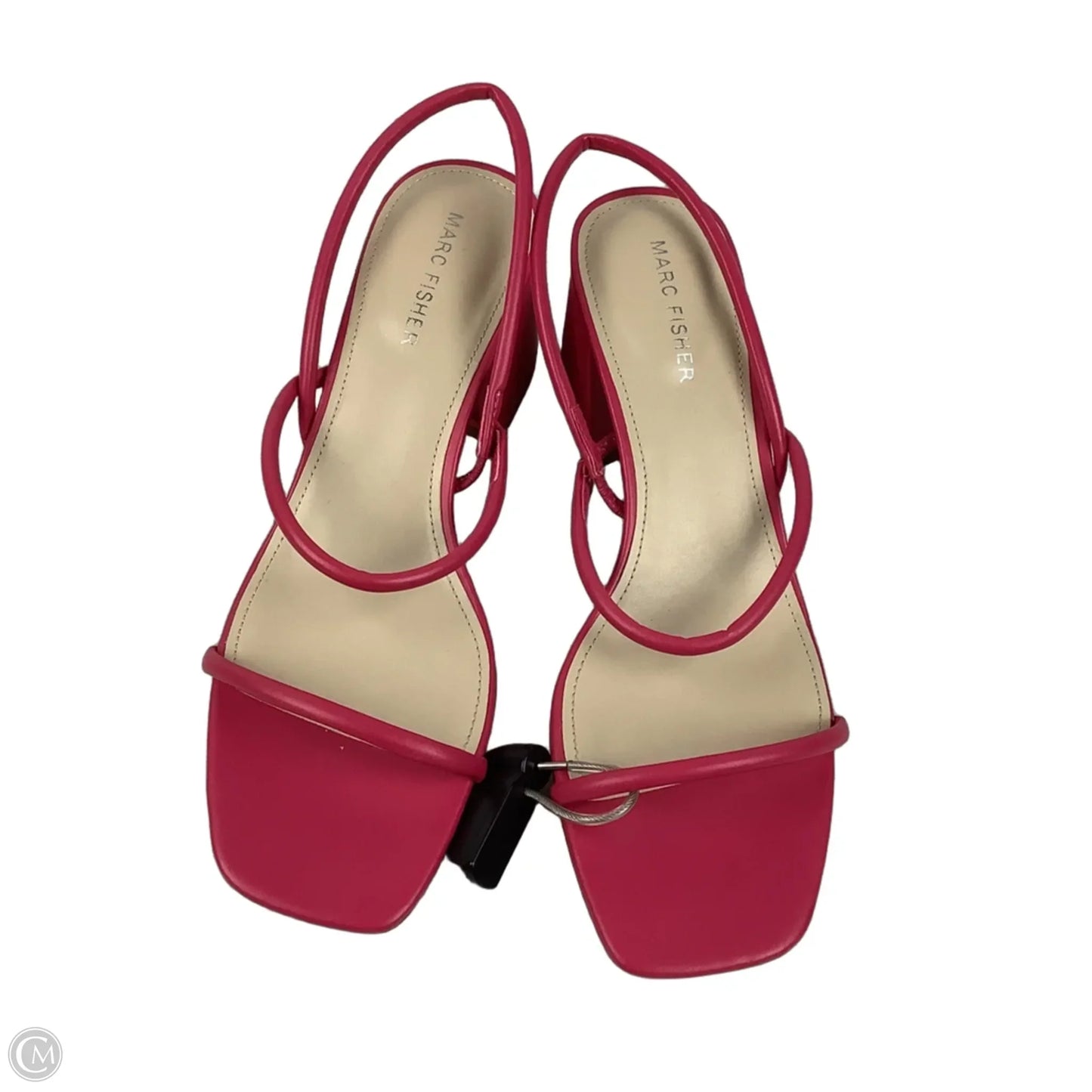 Sandals Heels Block By Marc Fisher In Pink, Size: 9.5