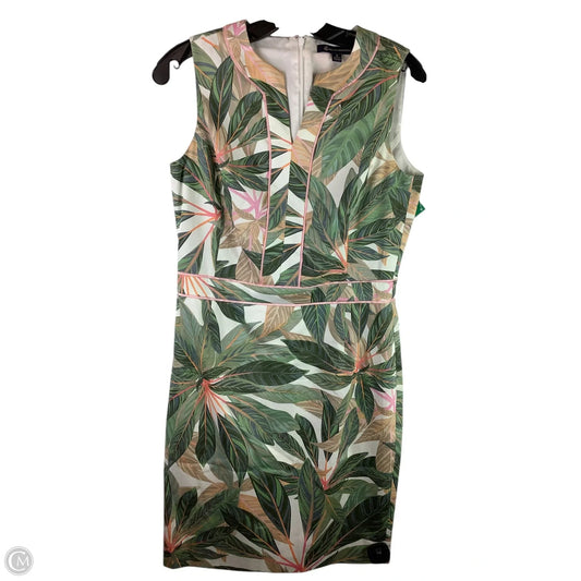 Dress Casual Midi By Brooks Brothers In Multi-colored, Size: 6