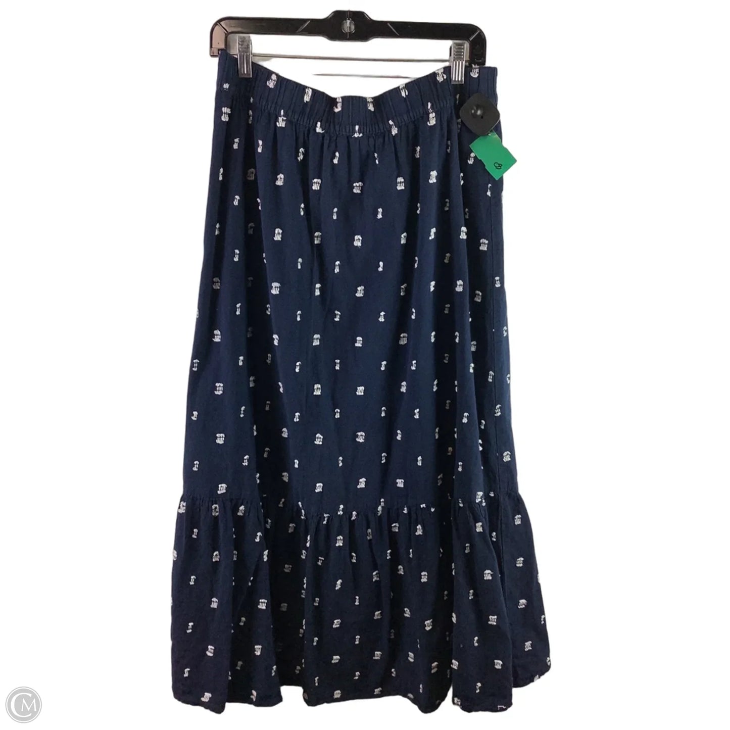 Skirt Maxi By Loft In Navy, Size: L