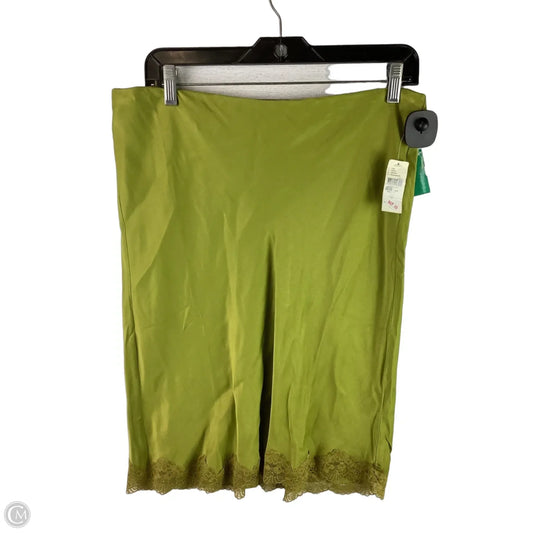 Skirt Midi By Anthropologie In Green, Size: M