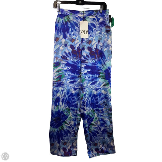 Pants Wide Leg By Zara In Blue, Size: S