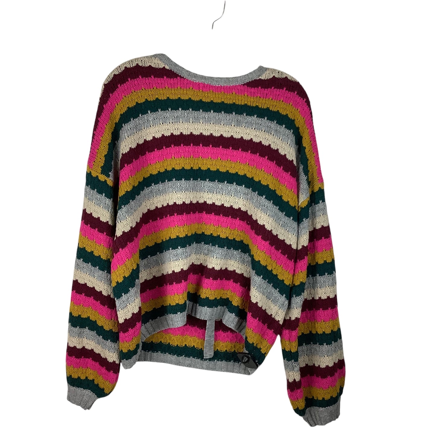 Sweater By Blu Pepper In Striped Pattern, Size: Mp