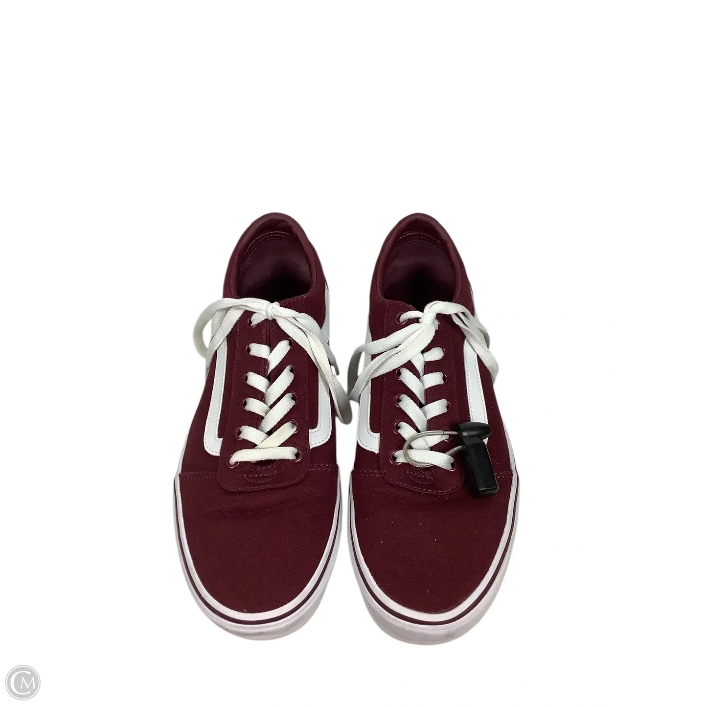 Shoes Flats By Vans In Maroon, Size: 11