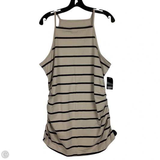 Top Sleeveless By Torrid In Striped Pattern, Size: 3x