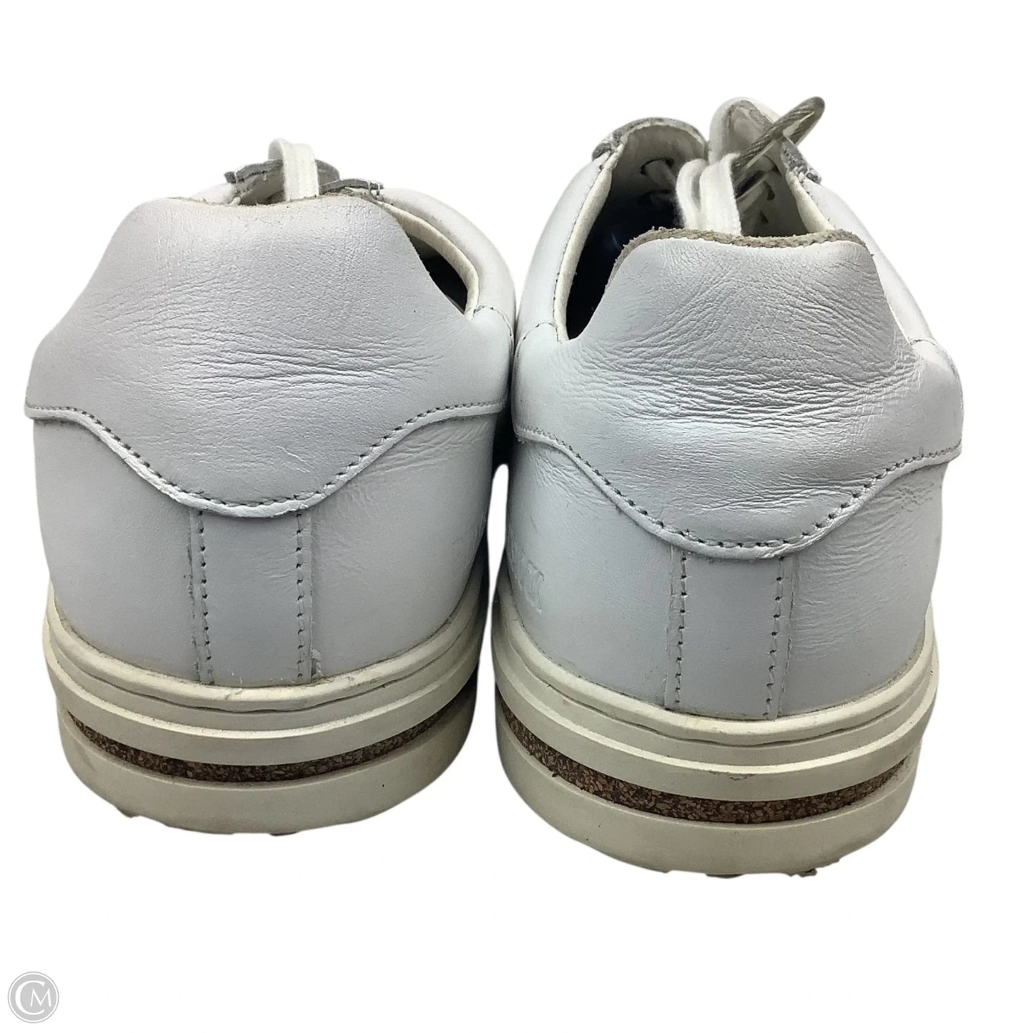 Shoes Flats By Birkenstock In White, Size: 8.5/39