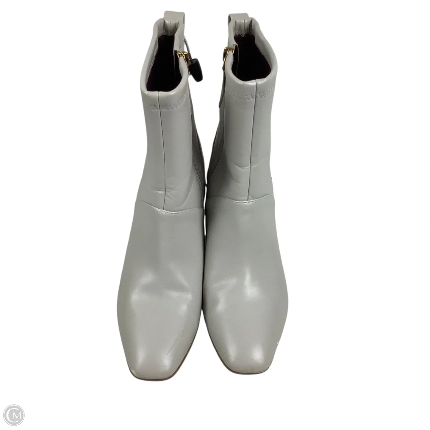 Boots Ankle Heels By Franco Sarto In Grey, Size: 8.5