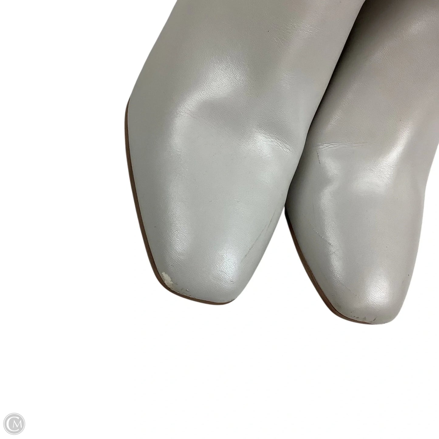 Boots Ankle Heels By Franco Sarto In Grey, Size: 8.5