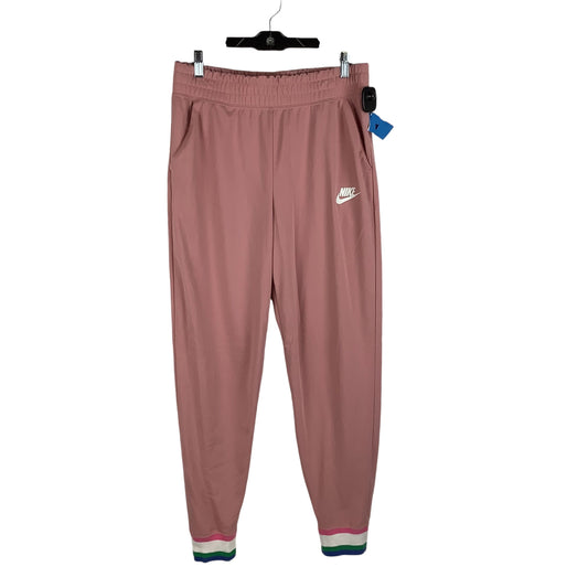 Athletic Pants By Nike Apparel In Pink, Size: M