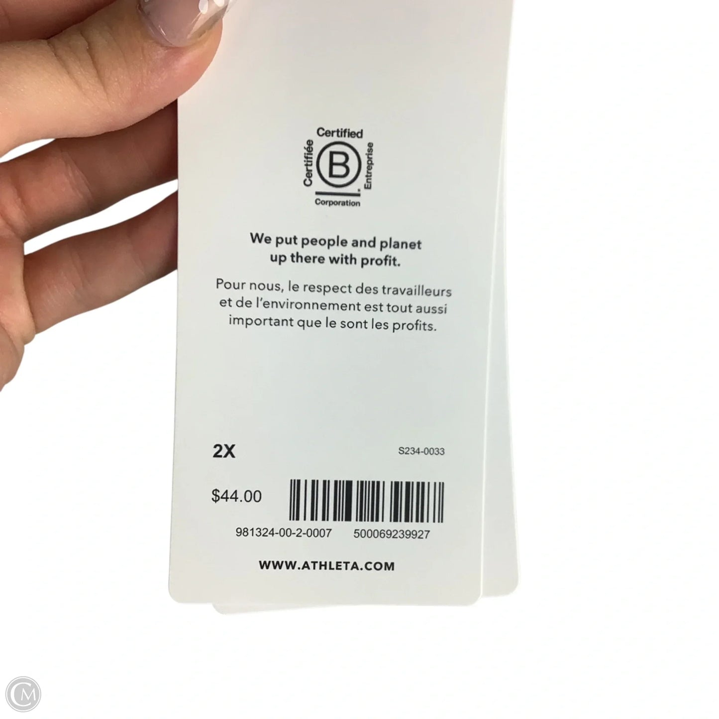 Athletic Tank Top By Athleta In Black, Size: 2x