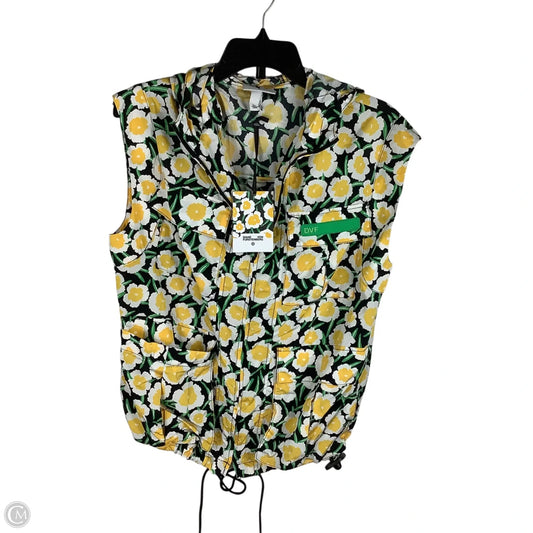 Vest Windbreaker By Target-designer In Floral Print, Size: Xxs (oversized fit)