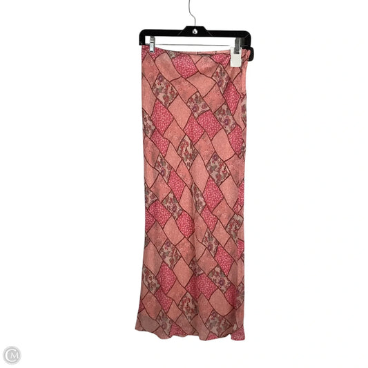 Skirt Maxi By Vestique In Pink, Size: Xs