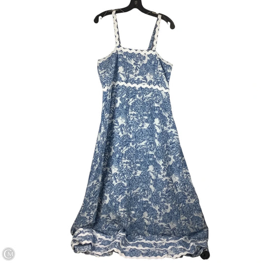 Dress Casual Maxi By Simply Southern In Blue, Size: M