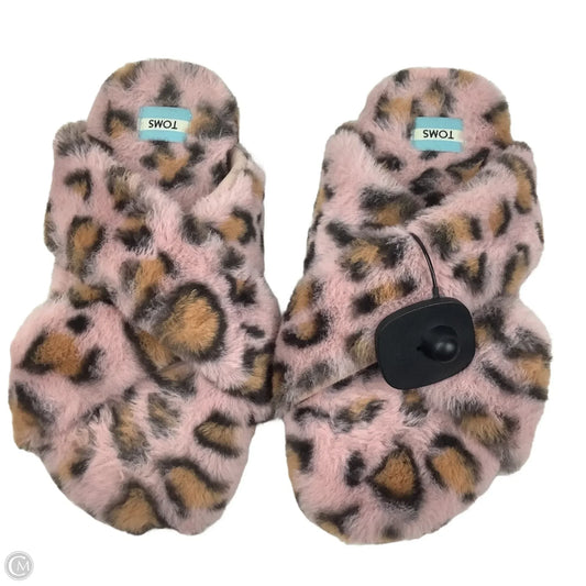 Slippers By Toms In Animal Print, Size: 8