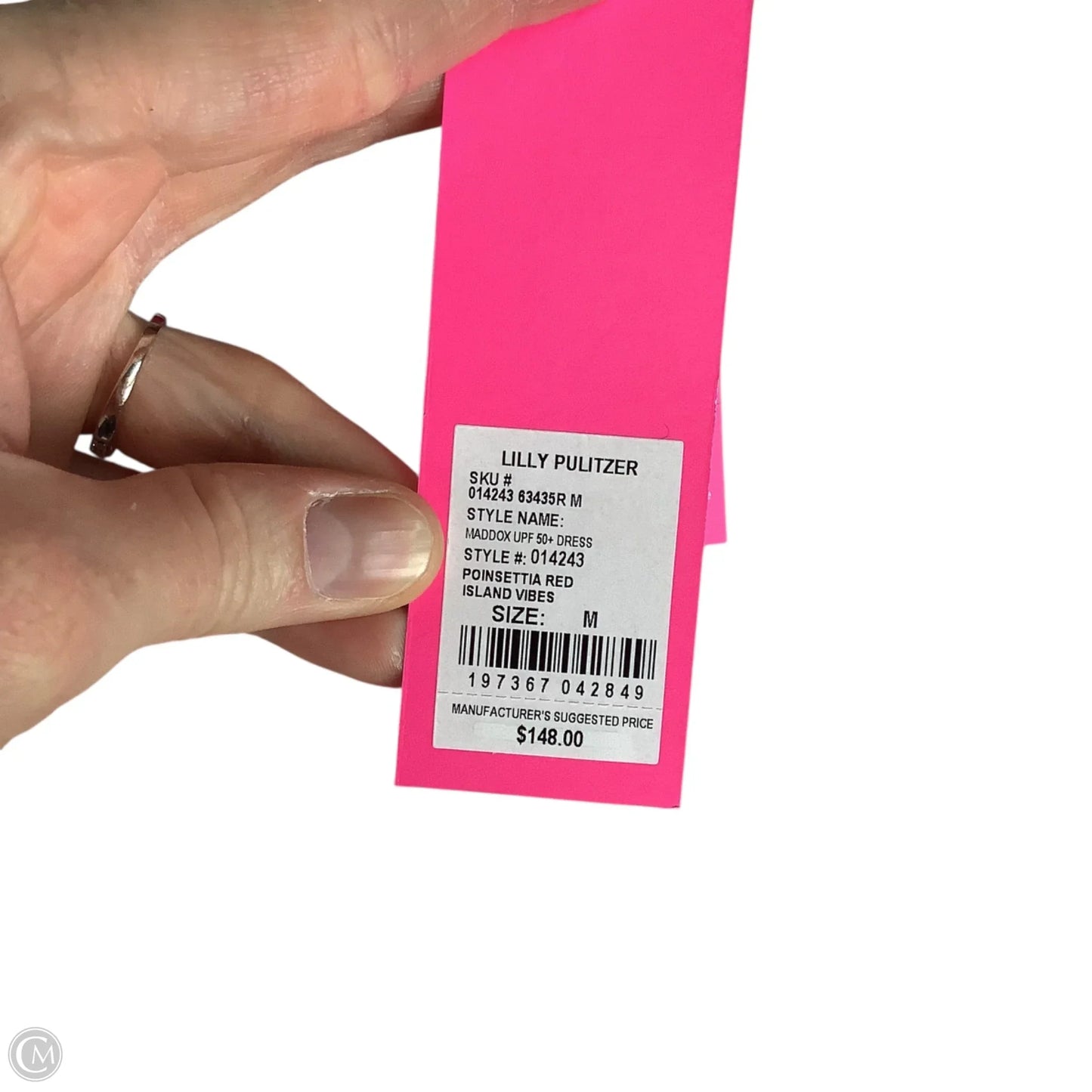 Dress Designer By Lilly Pulitzer In Red, Size: M