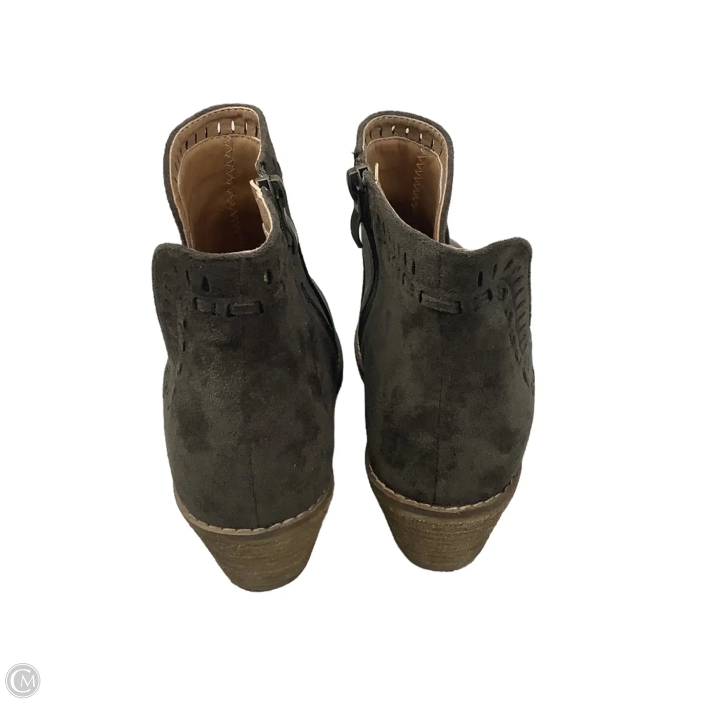 Boots Ankle Heels By Corkys In Brown, Size: 8