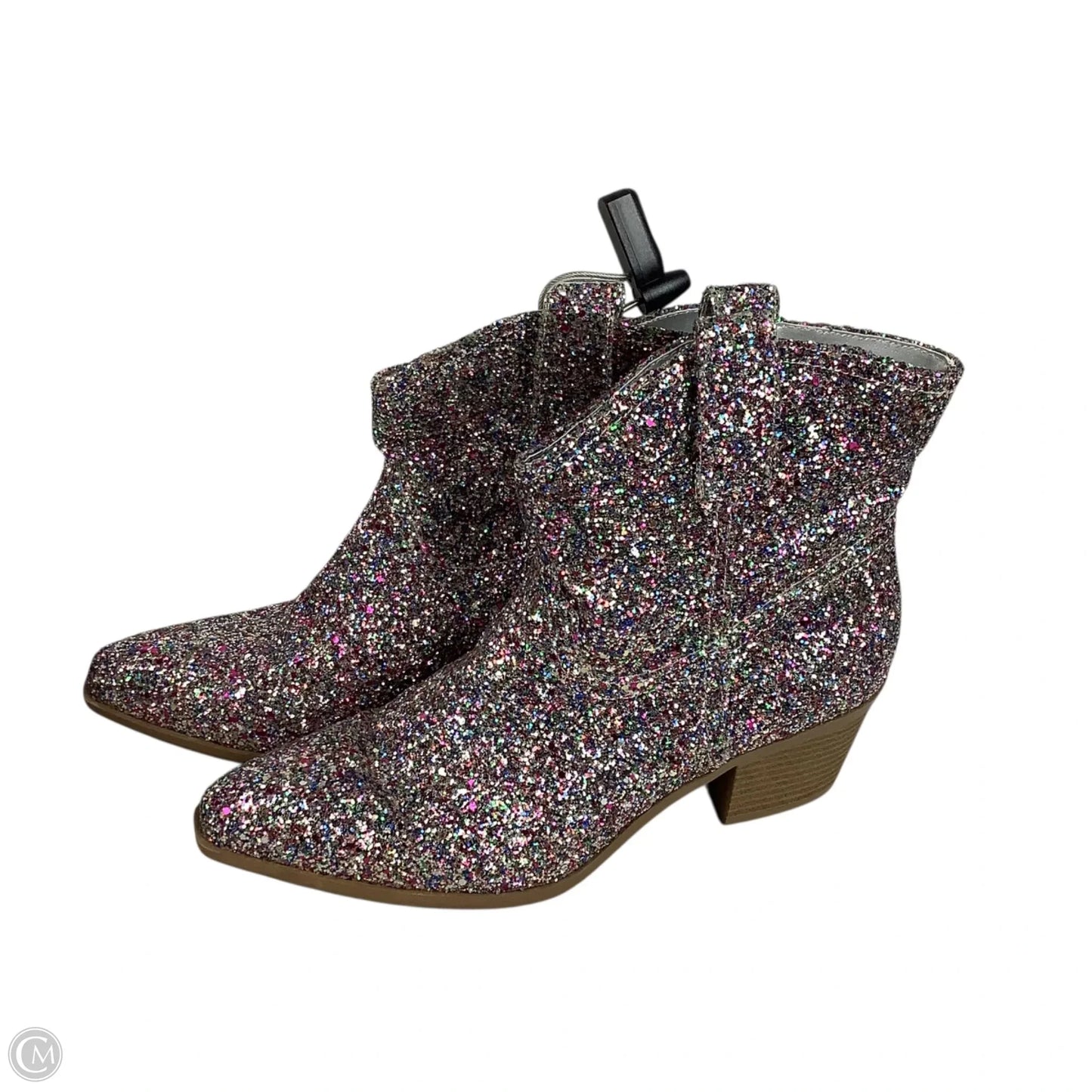 Boots Ankle Heels By Crown And Ivy In Multi-colored, Size: 9