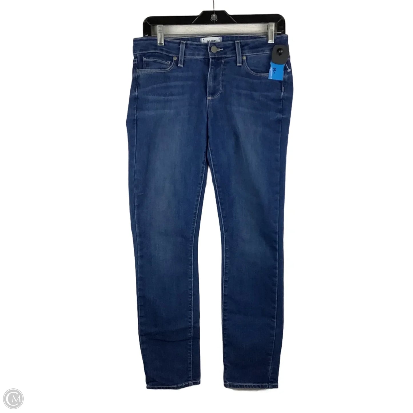 Jeans Straight By Paige In Blue Denim, Size: 6