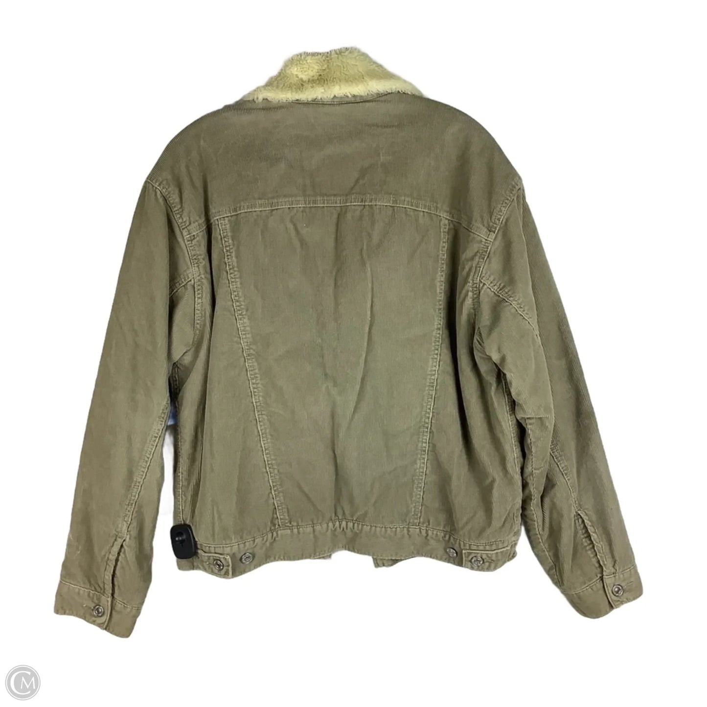 Jacket Faux Fur & Sherpa By Levis In Tan, Size: S