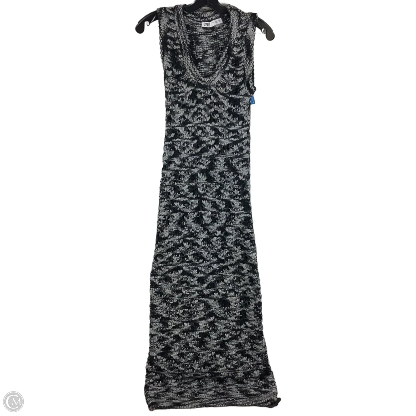 Dress Sweater By Zara In Grey, Size: S