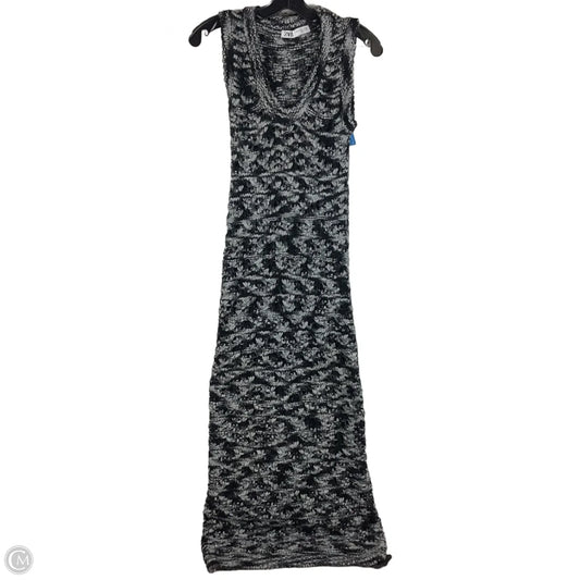 Dress Sweater By Zara In Grey, Size: S