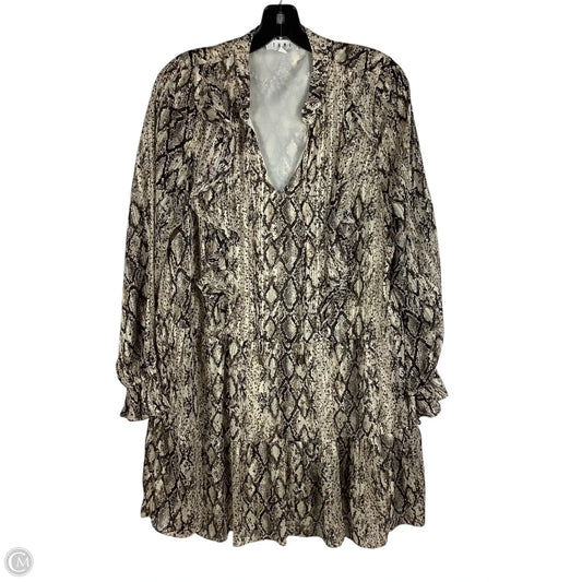 Dress Casual Short By Thml In Snakeskin Print, Size: M