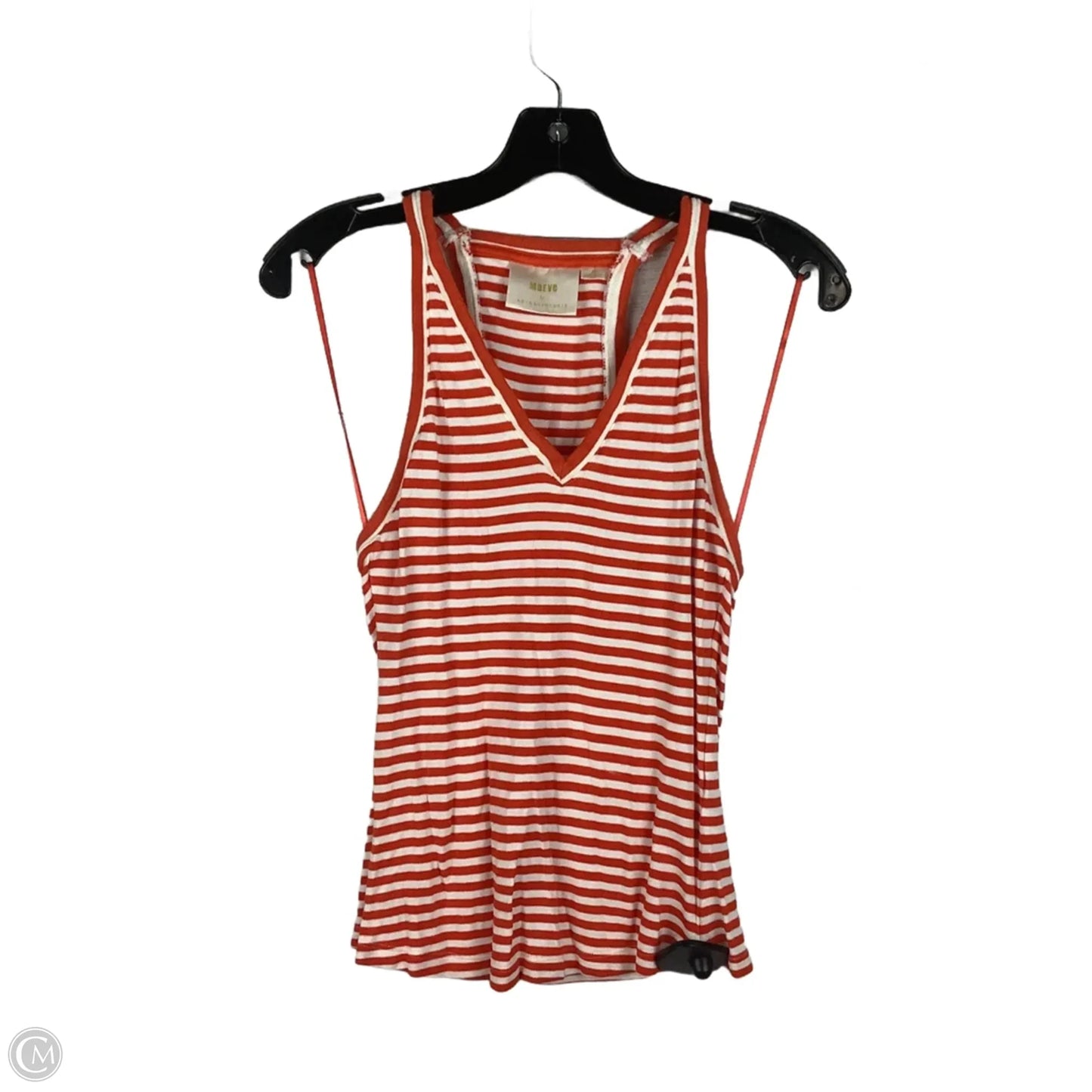 Top Sleeveless By Maeve In Striped Pattern, Size: S