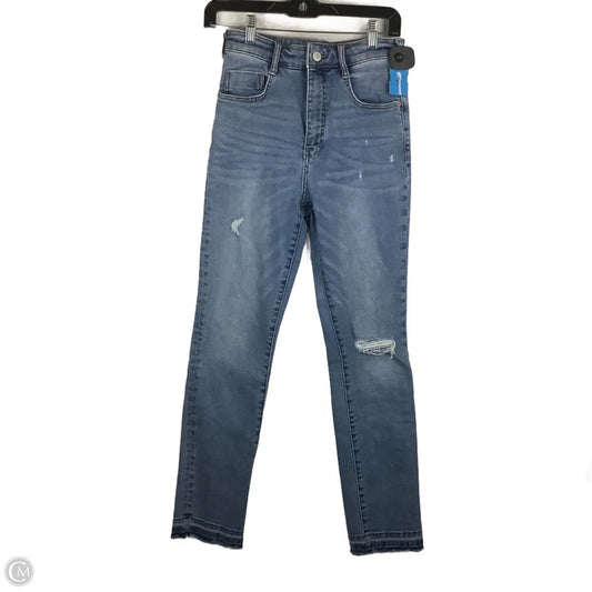 Jeans Skinny By Pilcro In Blue Denim, Size: 4
