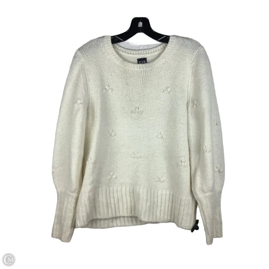 Sweater By Gap In Cream, Size: M