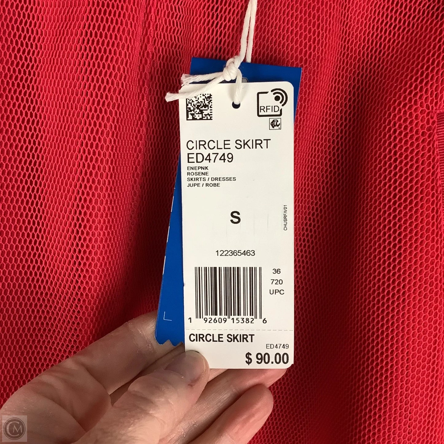 Athletic Skirt By Adidas In Red, Size: S