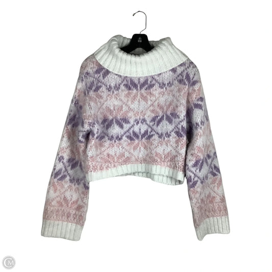 Sweater By Wild Fable In Pink & Purple, Size: Xs