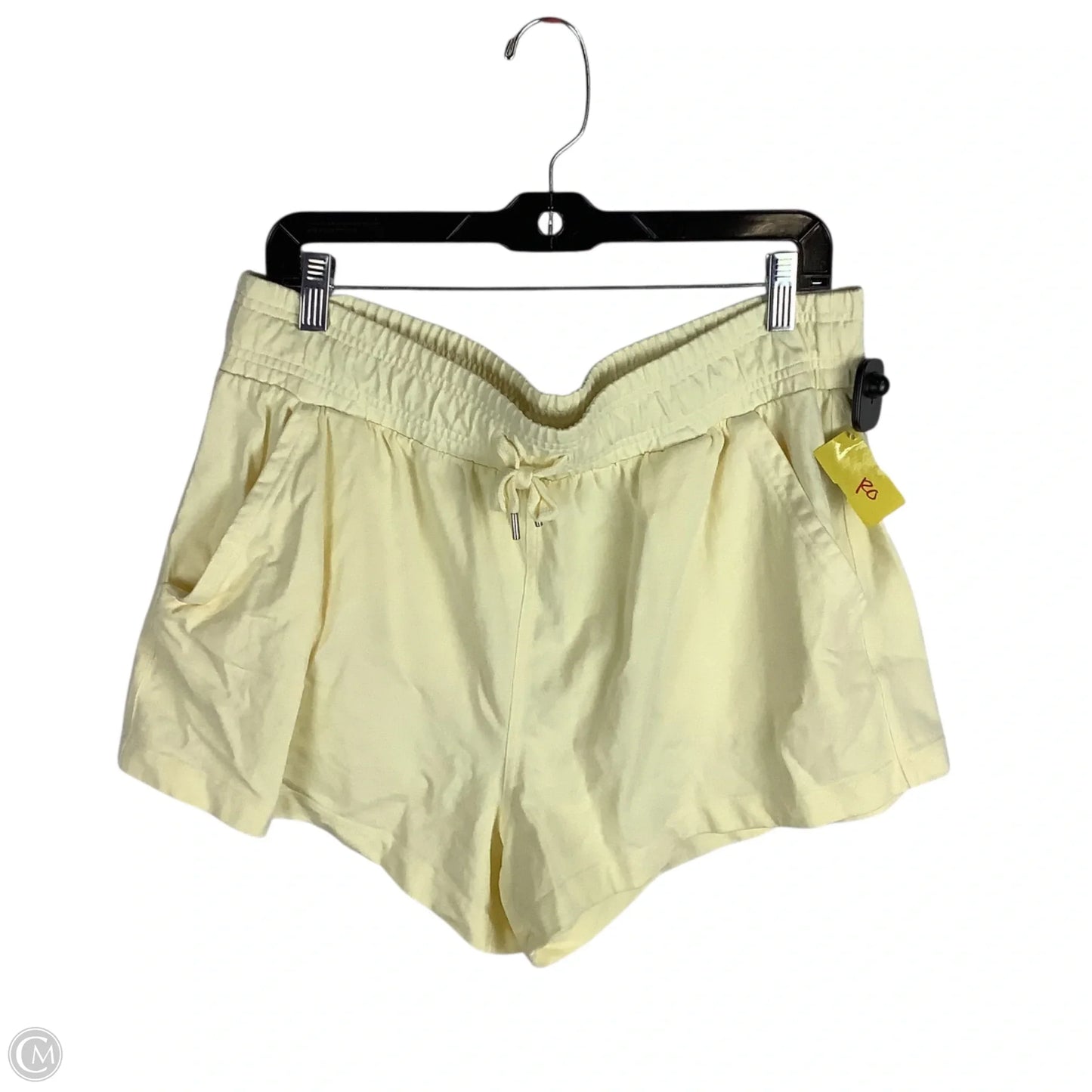 Athletic Shorts By Calia In Yellow, Size: L