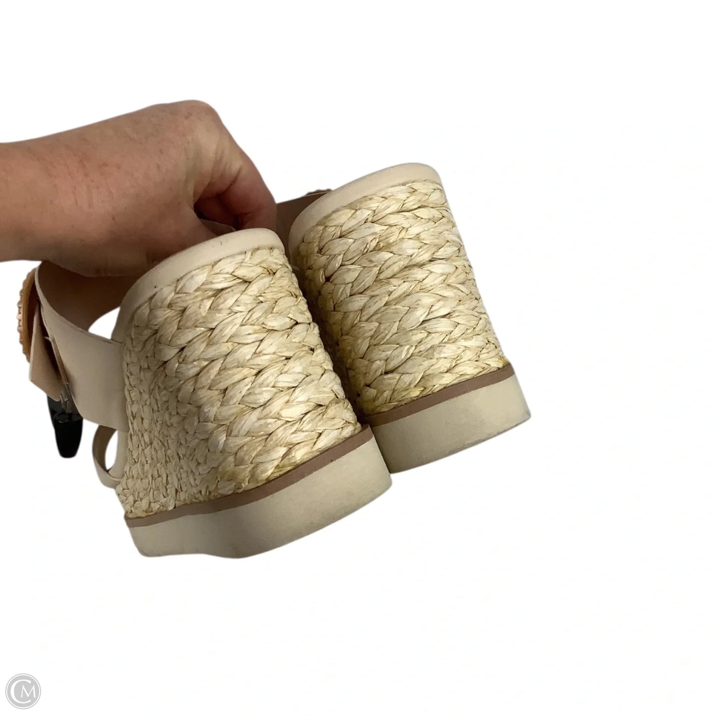 Sandals Heels Wedge By Dolce Vita In Cream, Size: 11