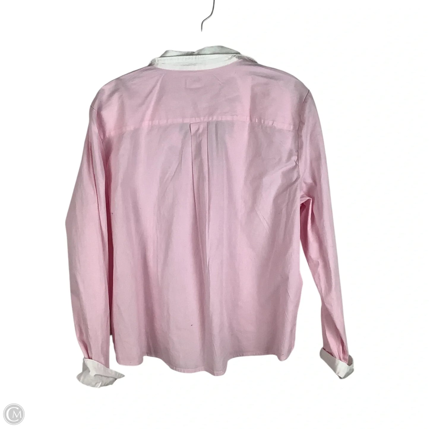 Top Long Sleeve By J. Crew In Pink, Size: L
