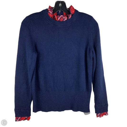 Sweater By Crown And Ivy In Navy, Size: Mp