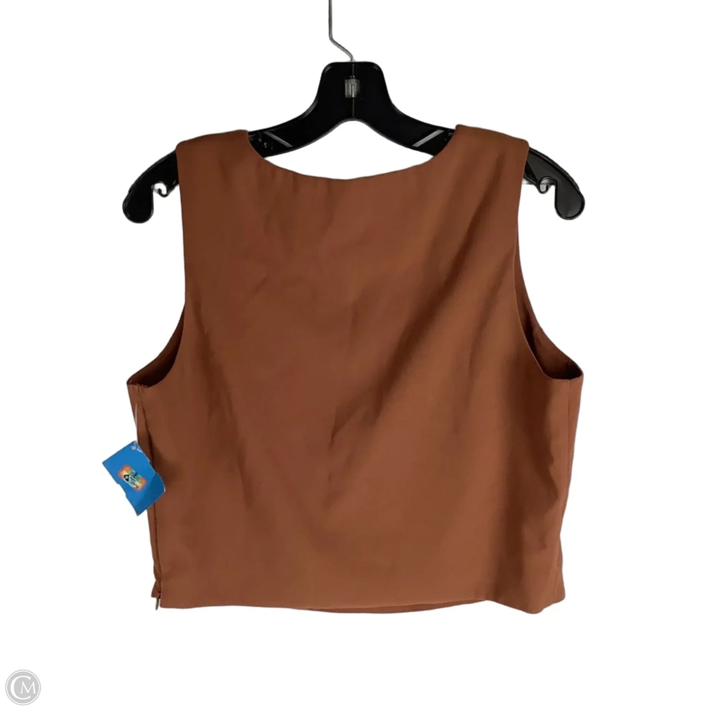 Top Sleeveless By Express In Brown, Size: L