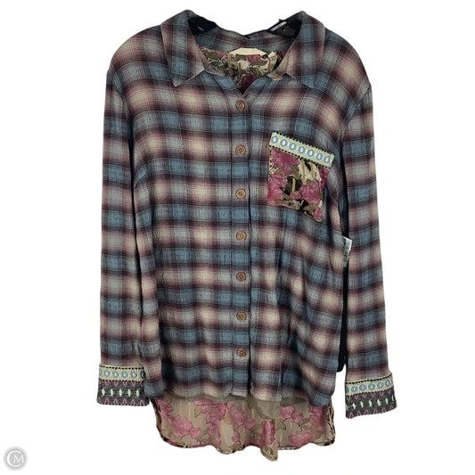 Top Long Sleeve By Soft Surroundings In Multi-colored, Size: M