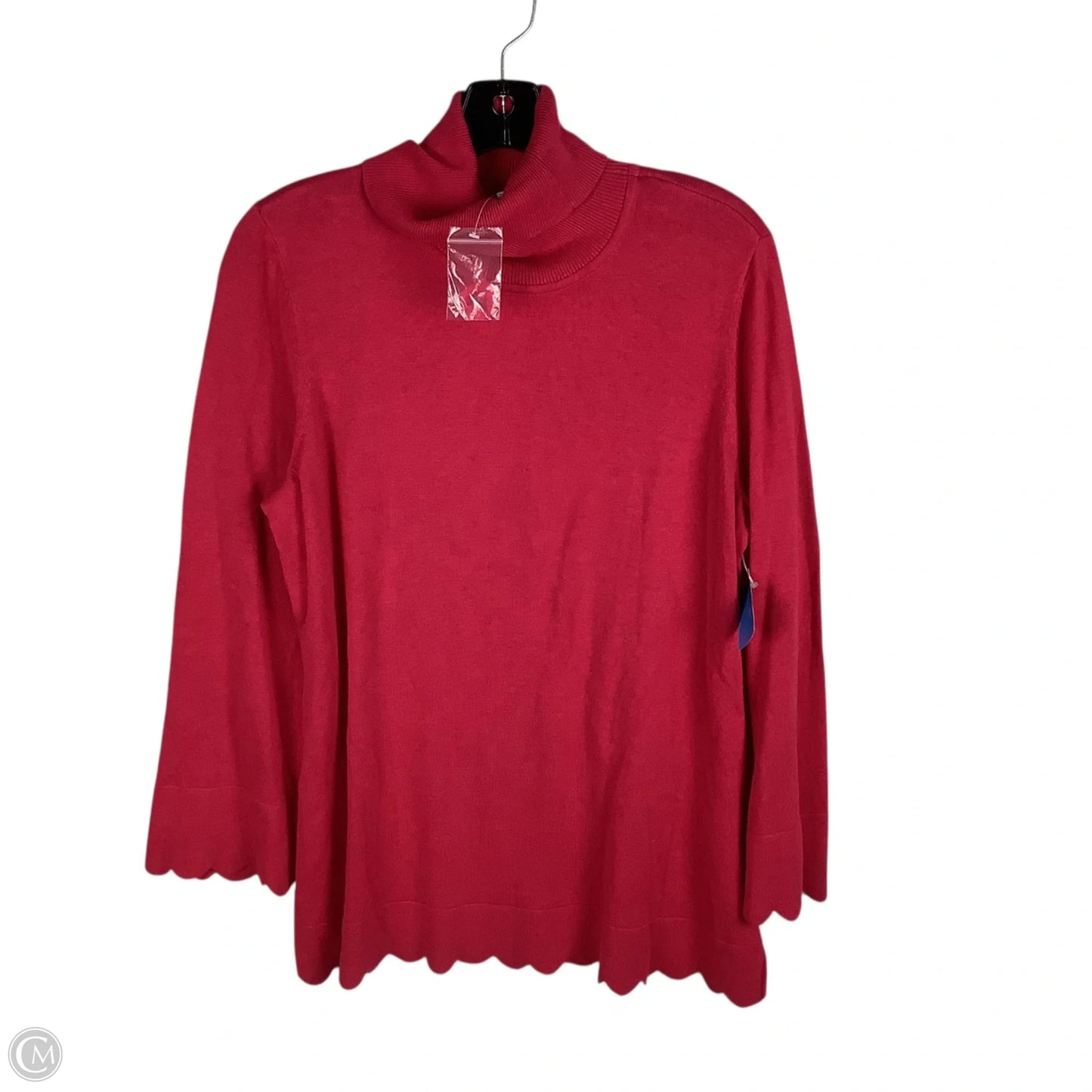 Top Long Sleeve By Isaac Mizrahi Live Qvc In Pink, Size: L
