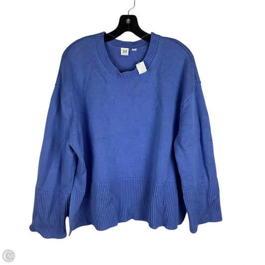 Sweater By Gap In Blue, Size: L