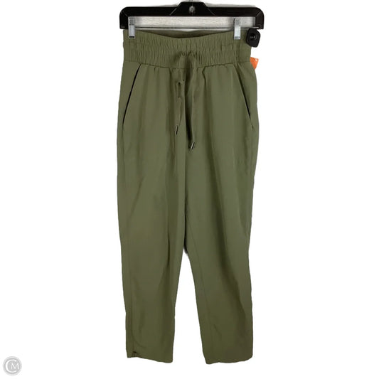 Athletic Pants By Spanx In Green, Size: Xs