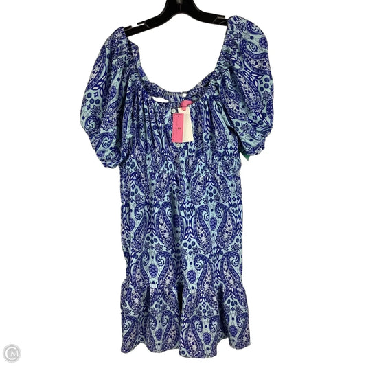 Dress Casual Short By Simply Southern In Blue, Size: L